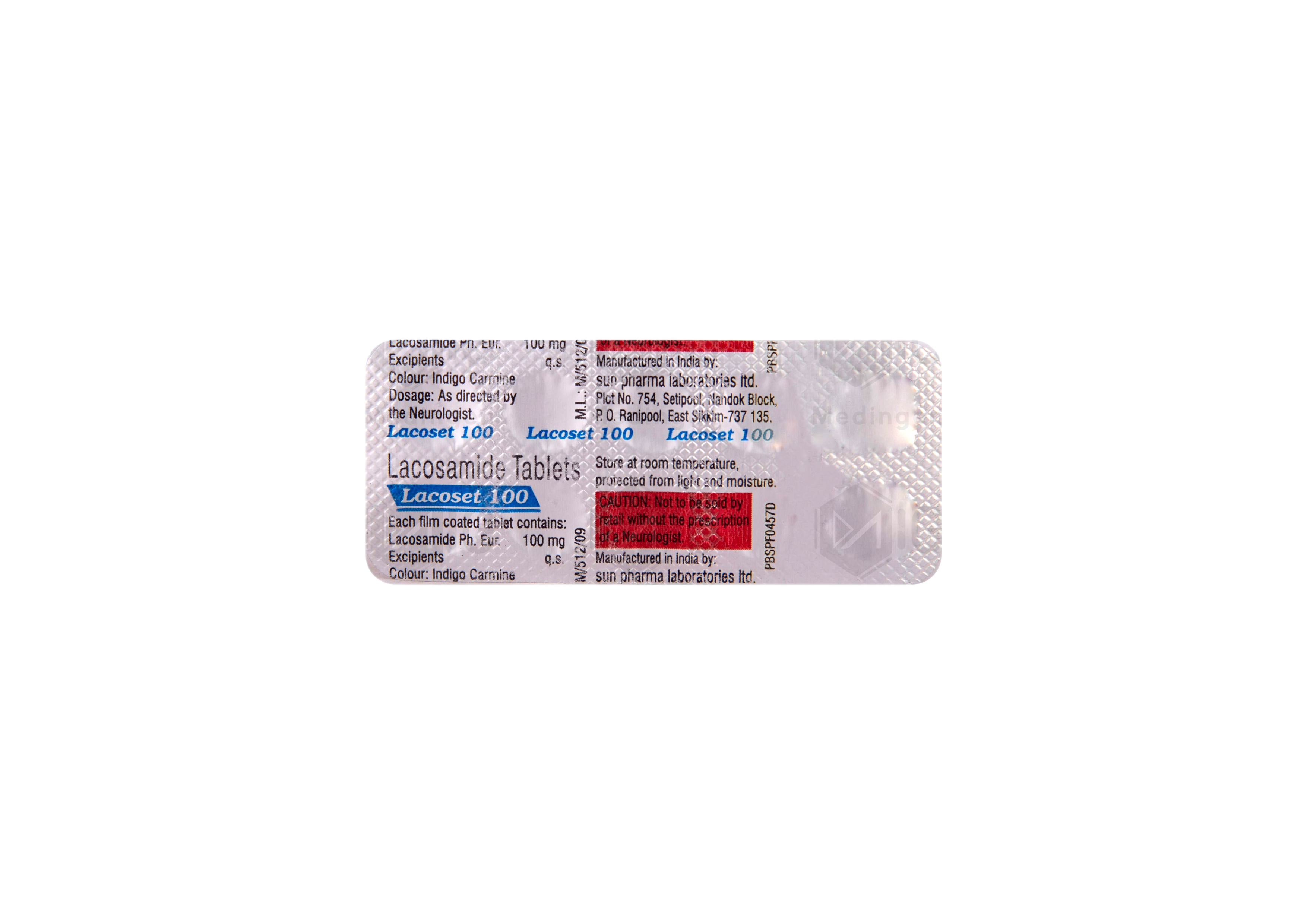 LACOSET 100MG